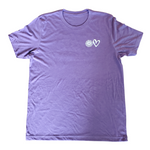 Load image into Gallery viewer, &quot;Joyful Blessed Mama&quot; Tee - Heather Purple
