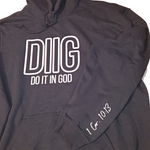 Load image into Gallery viewer, &quot;DIIG&quot; Classic Hoodie - Black
