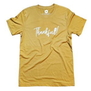 "Thank-FULL" Tee (Mustard)