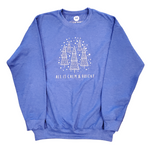 Load image into Gallery viewer, &quot;CALM &amp; BRIGHT&quot; - Sweatshirt - Heather Blue
