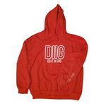 Load image into Gallery viewer, &quot;DIIG&quot; Classic Hoodie - Red
