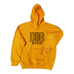 Load image into Gallery viewer, &quot;DIIG&quot; Classic Hoodie  - Gold
