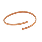Load image into Gallery viewer, &quot;IN CHRIST ALONE Cuff Bangle Bracelet - Rose Gold
